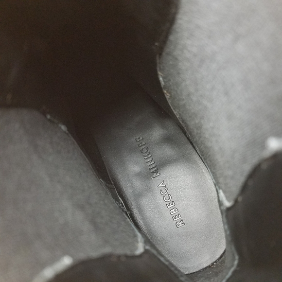 Rebecca Minkoff 7 US Sabeen Too Chelsea Boots Leopard Print Cow Fur Booties NEW - Picture 10 of 12